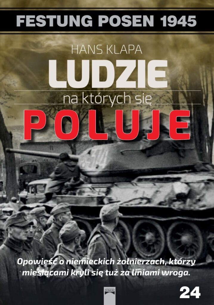 Okładka książki Hansa Klapy „Ludzie, na których się poluje” (źródło: http://wydawnictwo-pomost.pl).